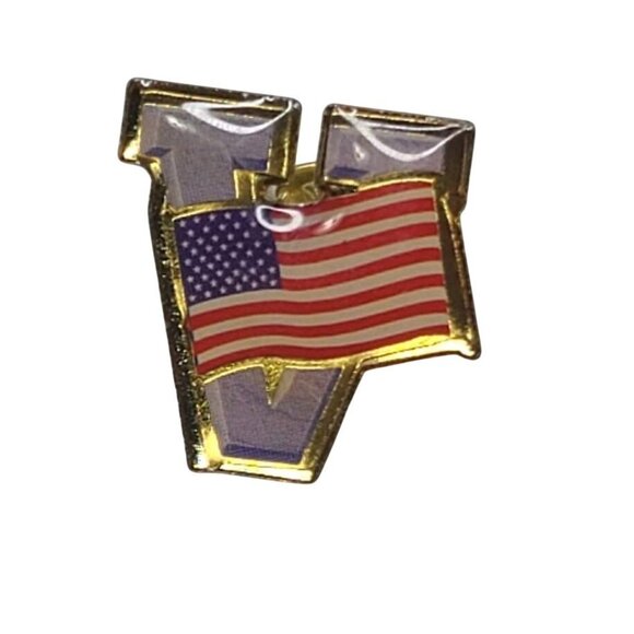 Other - US Flag V for Victory Veterans Patriotic Lapel Pin